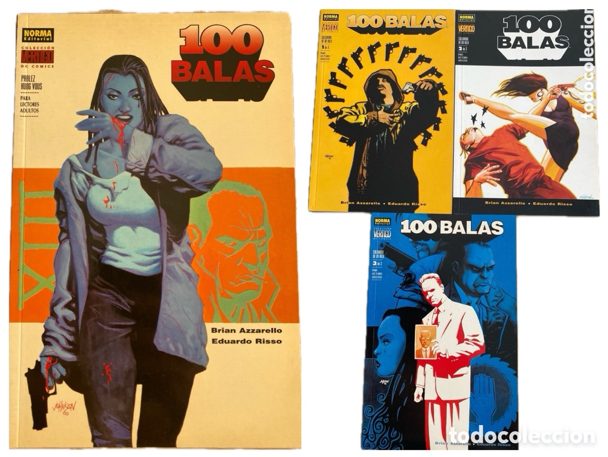 C&oacute;mics: 100 Balas &ndash; Tramo COMPLETO 12&ndash;20 USA (Parlez Kung Vous + Colgando de un hilo) Norma Vertigo