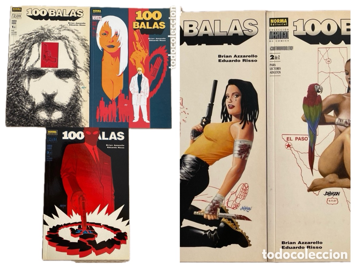 C&oacute;mics: 00 Balas &ndash; Tramo COMPLETO 21&ndash;30 USA (Ma&ntilde;ana robado + &iexcl;Contrabandolero!) Norma Vertigo