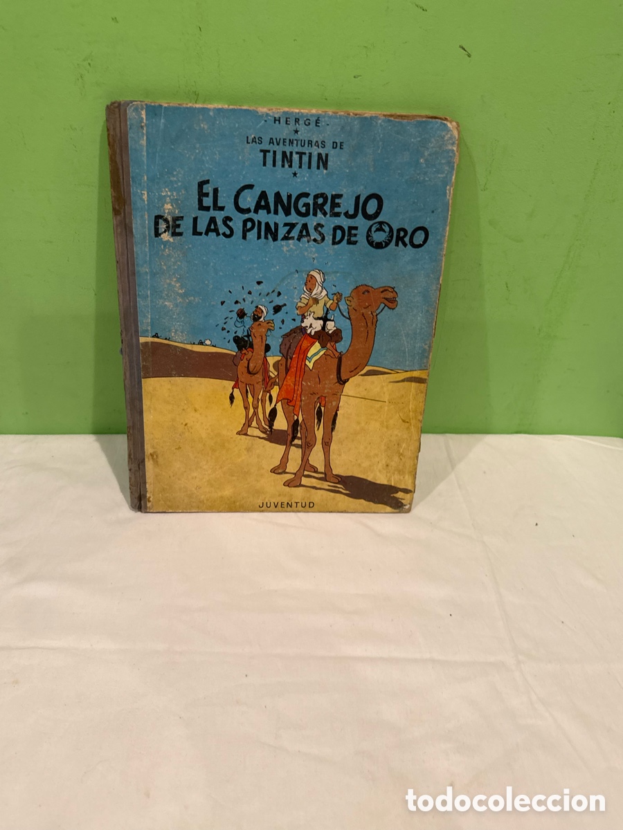 C&oacute;mics: Tint&iacute;n El Cangrejo de las Pinzas de Oro Herg&eacute; segunda edici&oacute;n 1966 Juventud