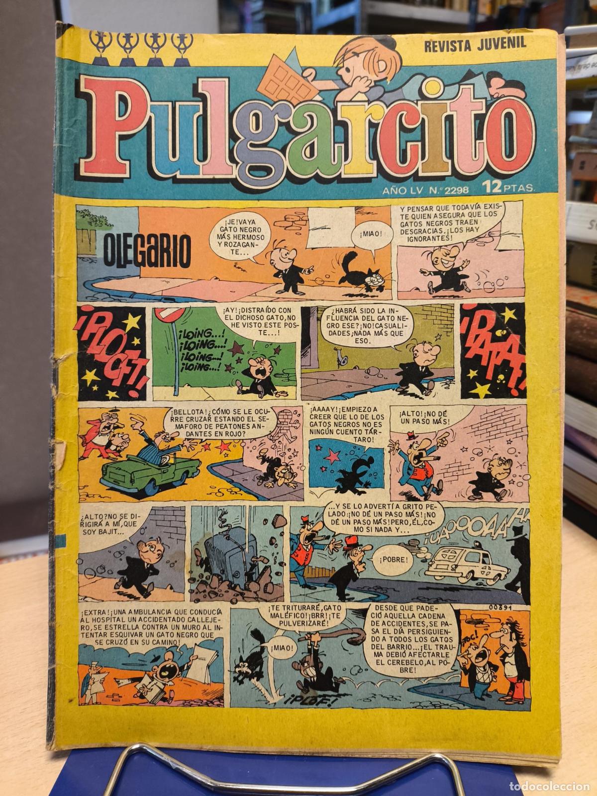 C&oacute;mics: PULGARCITO, A&Ntilde;O LV, NUMERO 2298, REVISTA JUVENIL, EDITORIAL BRUGUERA, A&Ntilde;O 1975. - Vv.aa.