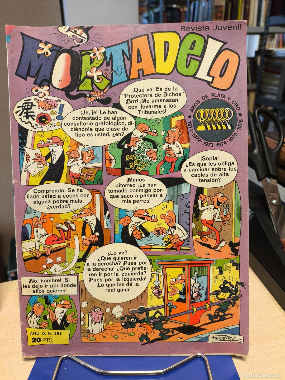 C&oacute;mics: REVISTA JUVENIL MORTADELO A&Ntilde;O IX - N&ordm; 388 - BRUGUERA - Vv.aa.