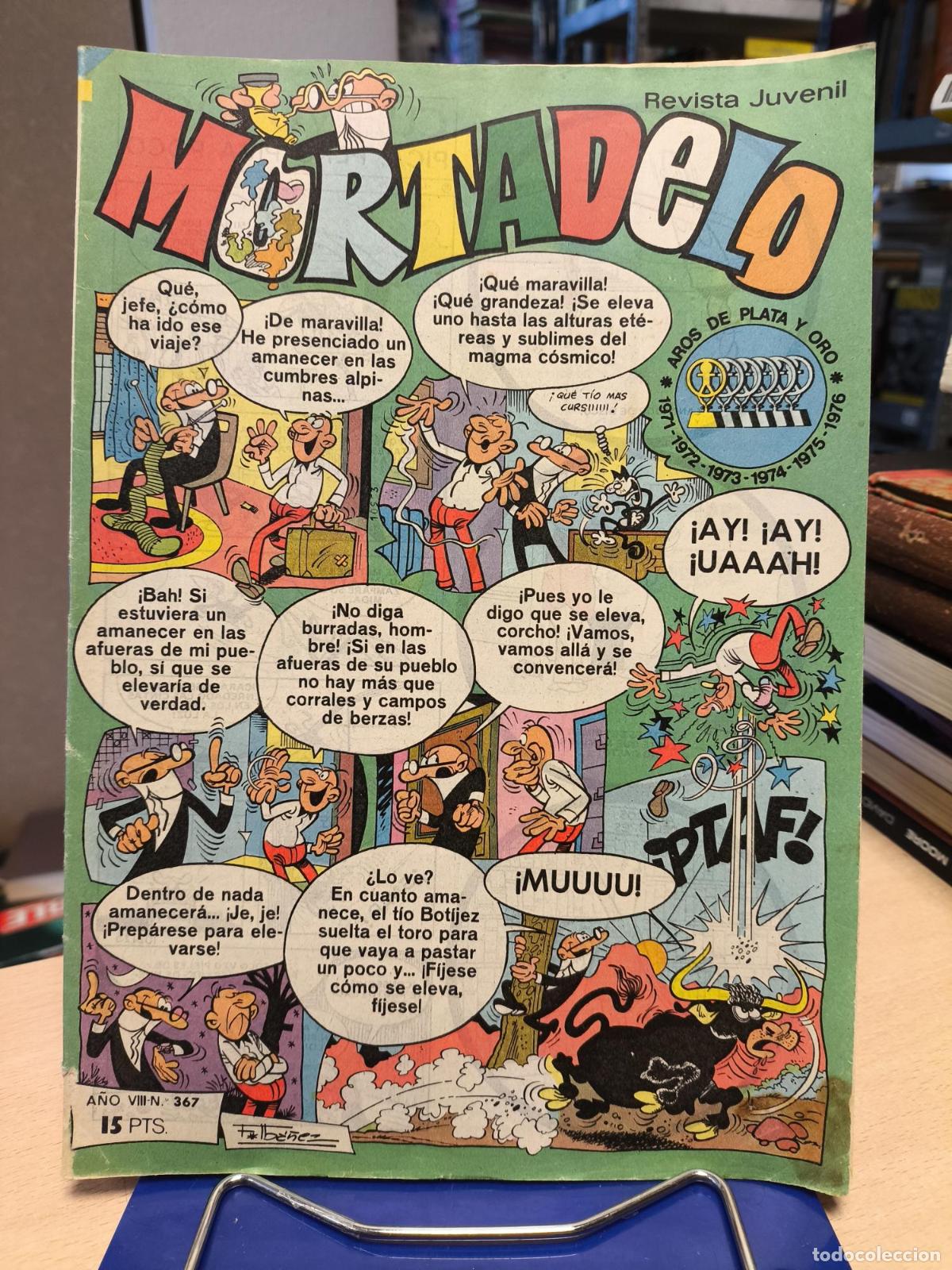 C&oacute;mics: REVISTA JUVENIL MORTADELO A&Ntilde;O VIII - N&ordm; 367 -BRUGUERA - Vv.aa.