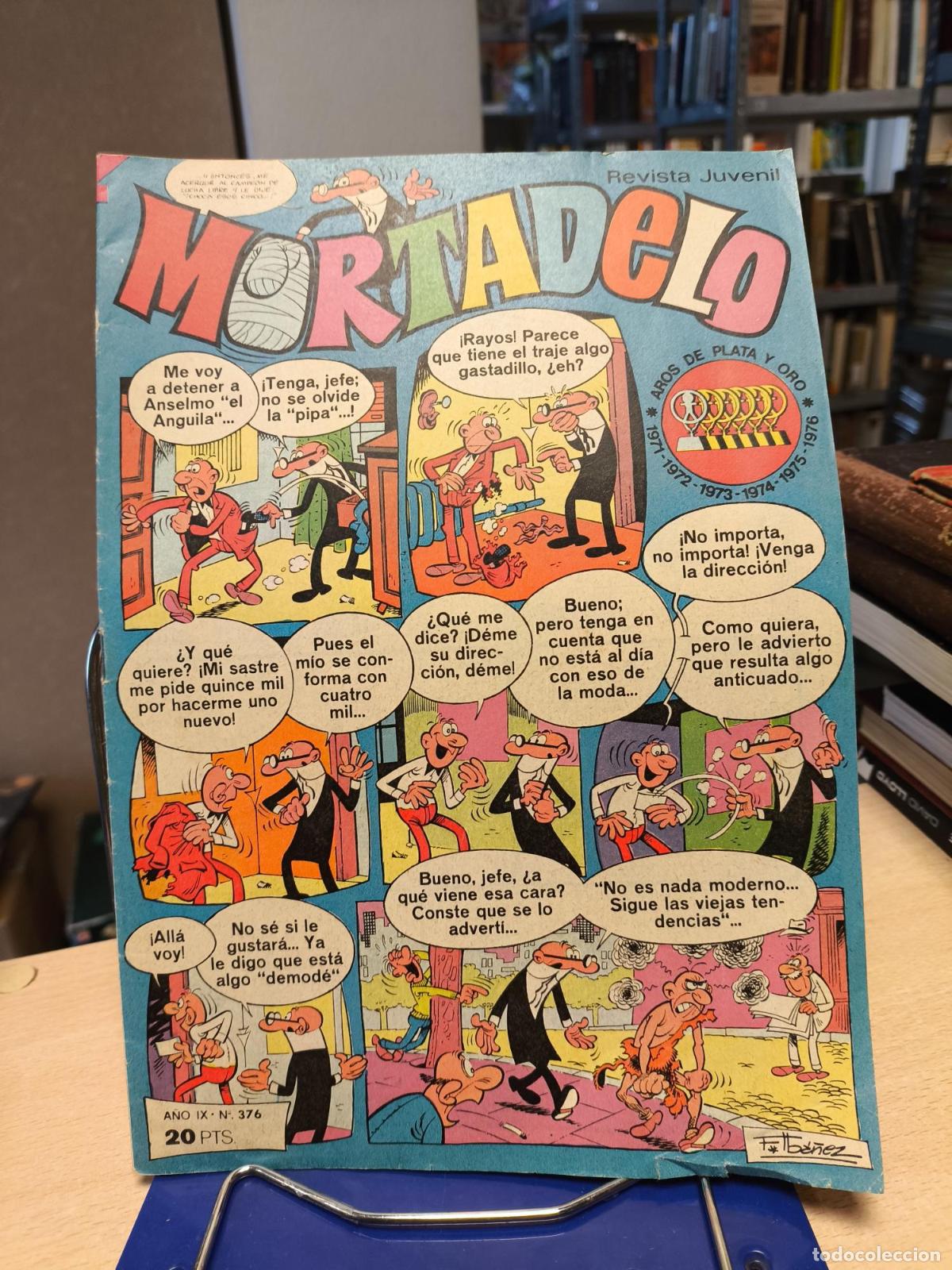 C&oacute;mics: REVISTA JUVENIL MORTADELO A&Ntilde;O IX - N&ordm; 376 -BRUGUERA - Vvaa