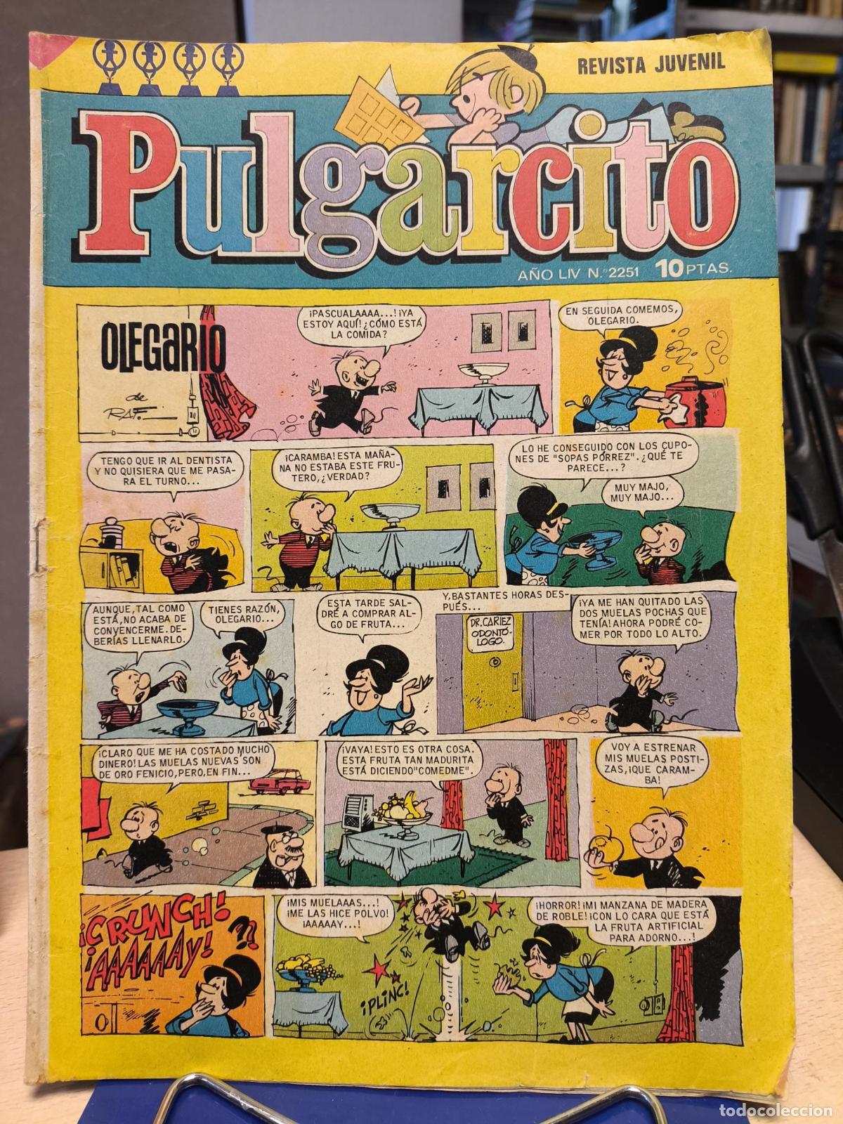 C&oacute;mics: PULGARCITO REVISTA JUVENIL - A&Ntilde;O LIV - N&ordm; 2251 - BRUGUERA - Vv. Aa.