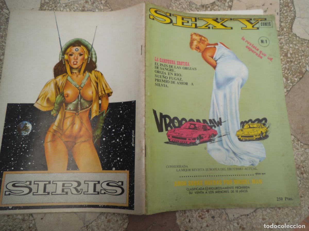 C&oacute;mics: comic erotico, sexy n&ordm; 1, con poster miguel man, 1981,