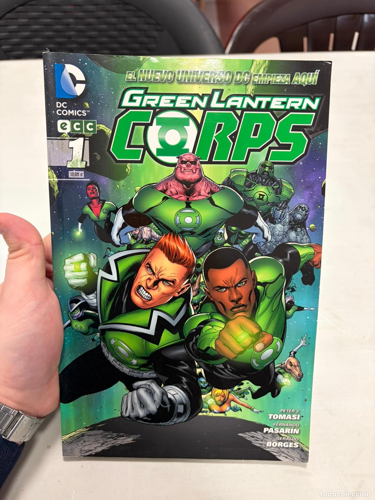 C&oacute;mics: EL NUEVO UNIVERSO DC EMPIEZA AQU&Iacute; - GREEN LANTERN CORPS N&ordm; 1 - ECC - TOMASI, PASAR&Iacute;N, BORGES