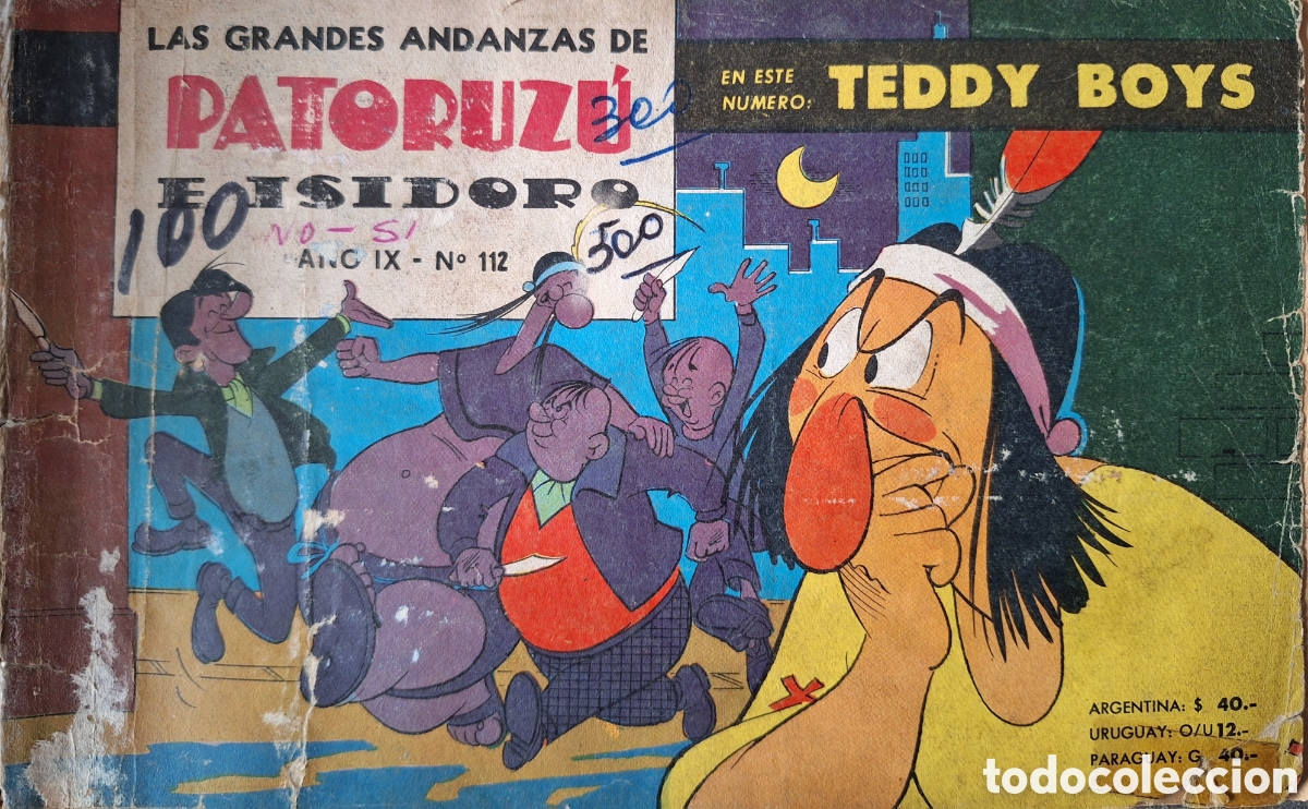 C&oacute;mics: ANDANZAS DE PATORUZU TEDDY BOYS 112 A&Ntilde;O 1966 solo western union