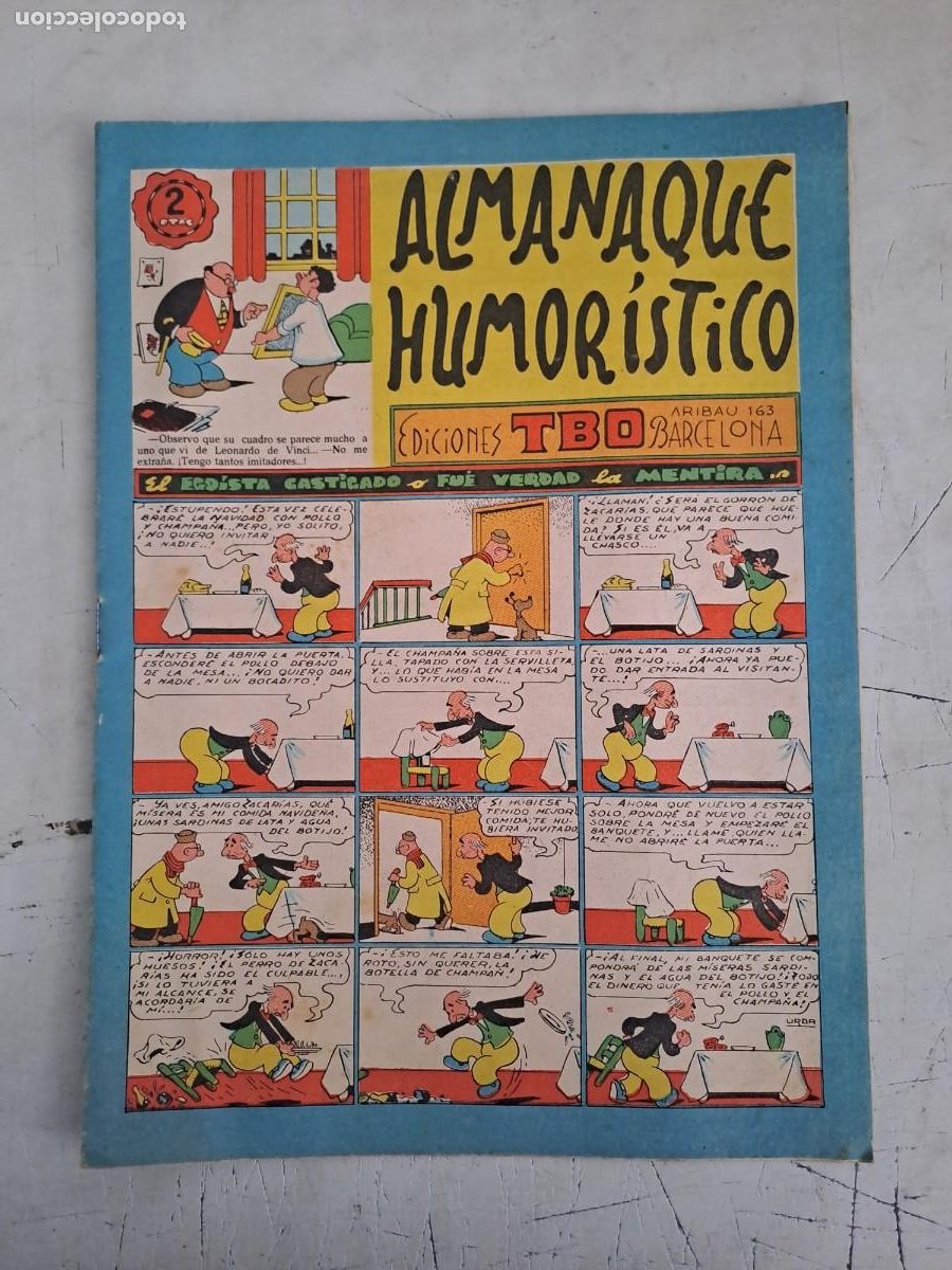 C&oacute;mics: Almanaque humor&iacute;stico, el ego&iacute;sta castigado o fue verdad la mentira en buen estado