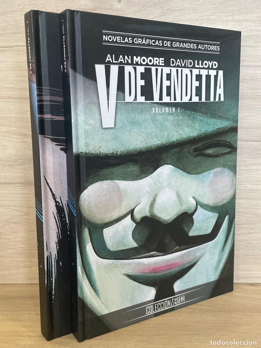 C&oacute;mics: V de Vendetta / 2 Vols Completa / Alan Moore y David Lloyd / Salvat / Colecci&oacute;n Vertigo