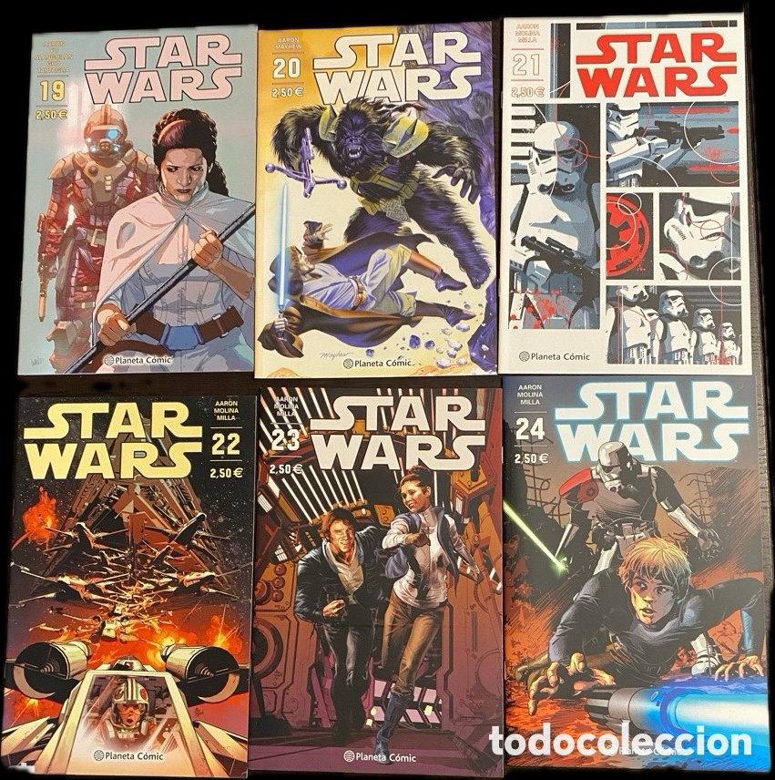 C&oacute;mics: Star Wars Planeta C&oacute;mic Lote Marvel Serie Principal + Anual - Foto 5