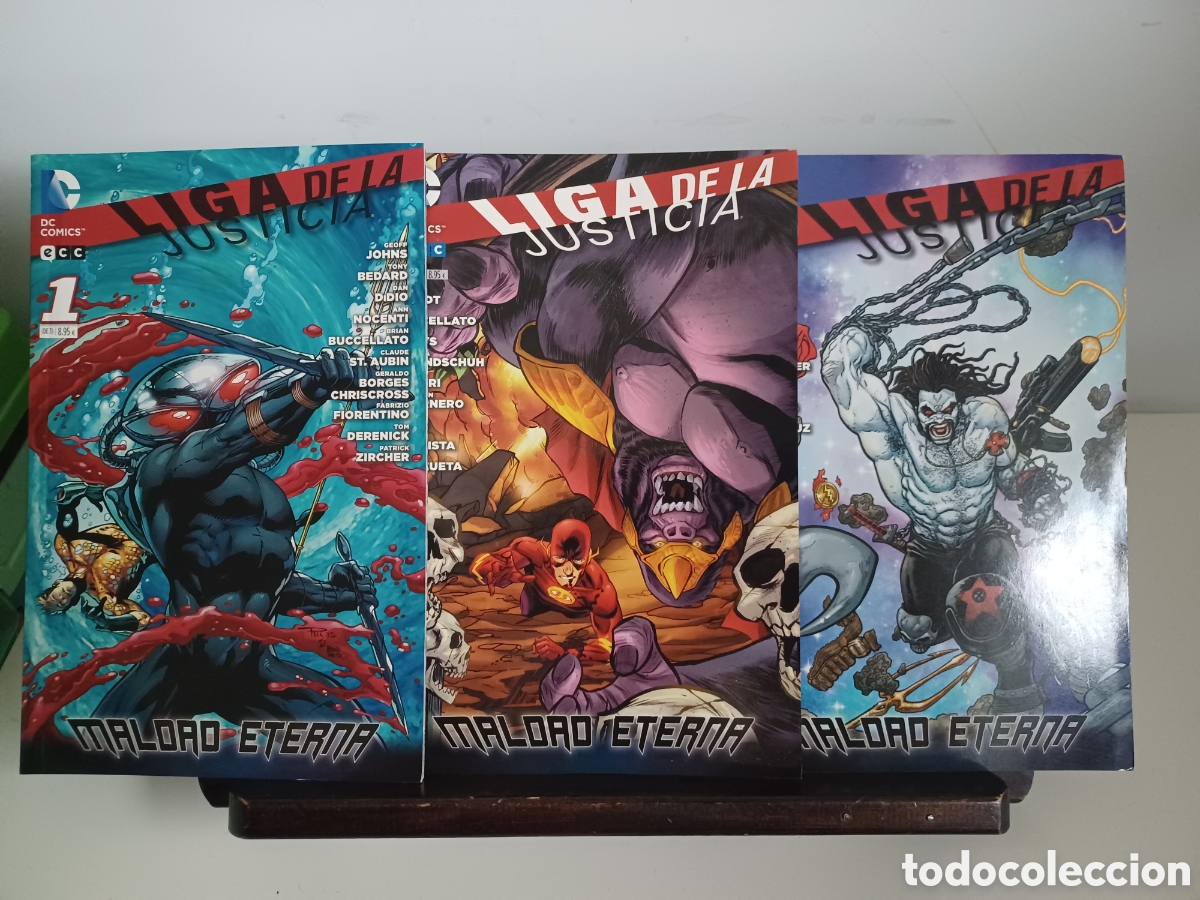 C&oacute;mics: Liga de la justicia. Maldad Eterna/ Completa 3 n&uacute;meros/ DC ECC/ A ESTRENAR