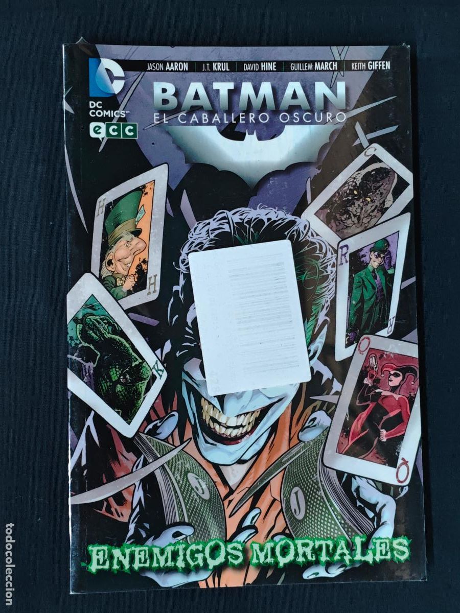 C&oacute;mics: PRECINTADO - BATMAN EL CABALLERO OSCURO - ENEMIGOS MORTALES - ECC -