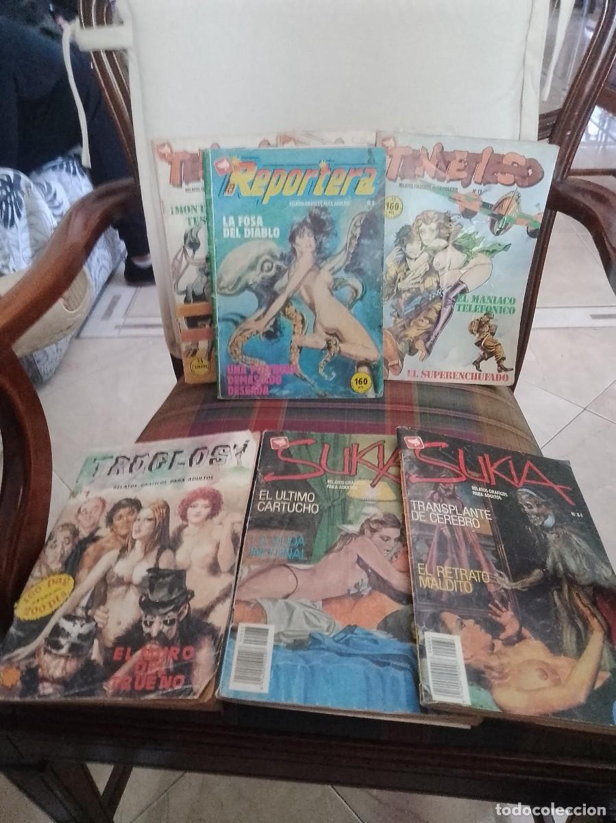 C&oacute;mics: Sukia la viuda infernal ,y retrato maldito ,m&aacute;s regalo 5 comics er&oacute;ticos