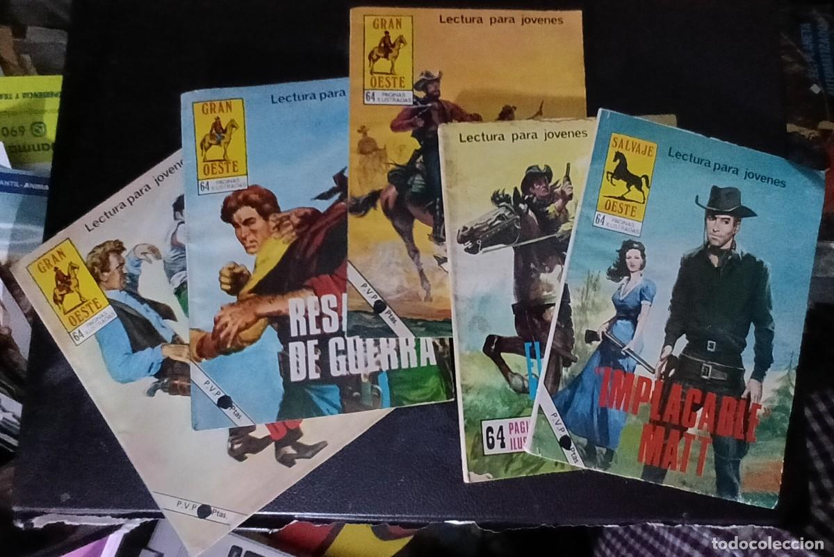 C&oacute;mics: GRAN OESTE-PRODUCCIONES EDITORIALES-CUATRO N&Uacute;MEROS+ 1 DE SALVAJE OESTE-A&Ntilde;OS 70-LEA-1517