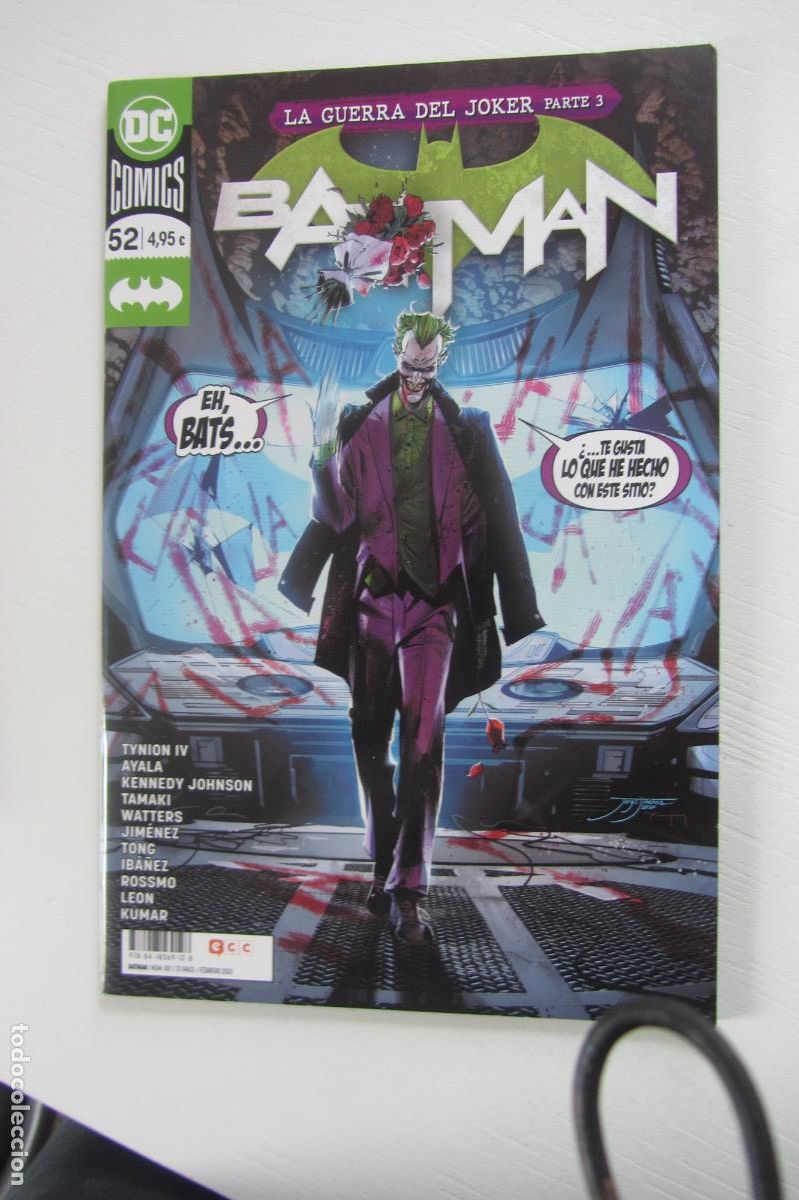 C&oacute;mics: BATMAN N&ordm; 107 / 52 : LA GUERRA DEL JOKER PARTE 3 / TYNION IV DC - ECC ARX46