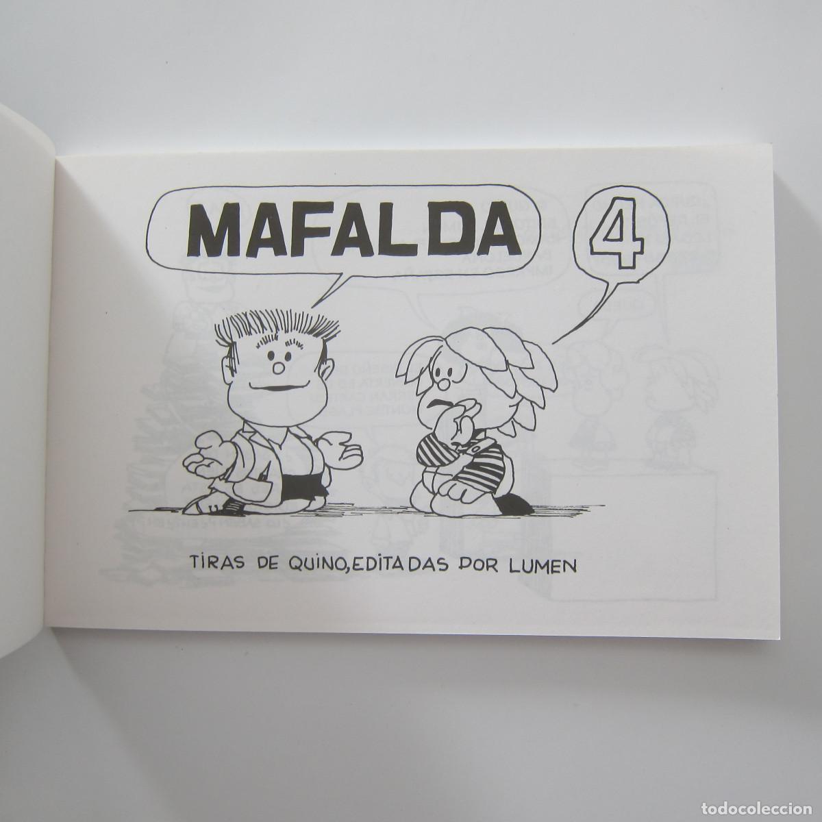 C&oacute;mics: MAFALDA 4 - QUINO (LUMEN) COMIC - Foto 8