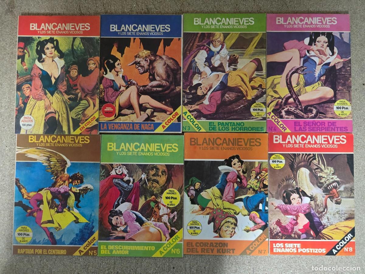 C&oacute;mics: Blancanieves y los Siete Enanos Viciosos.Completa 8 Tomos.Ediciones Actuales