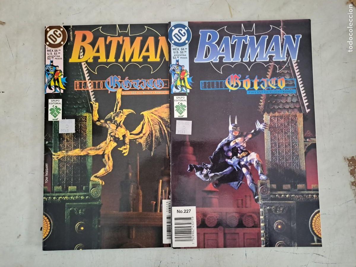 C&oacute;mics: Batman relato g&oacute;tico completa 2 n&uacute;meros, VID en muy buen estado con los posters Bolsa DA