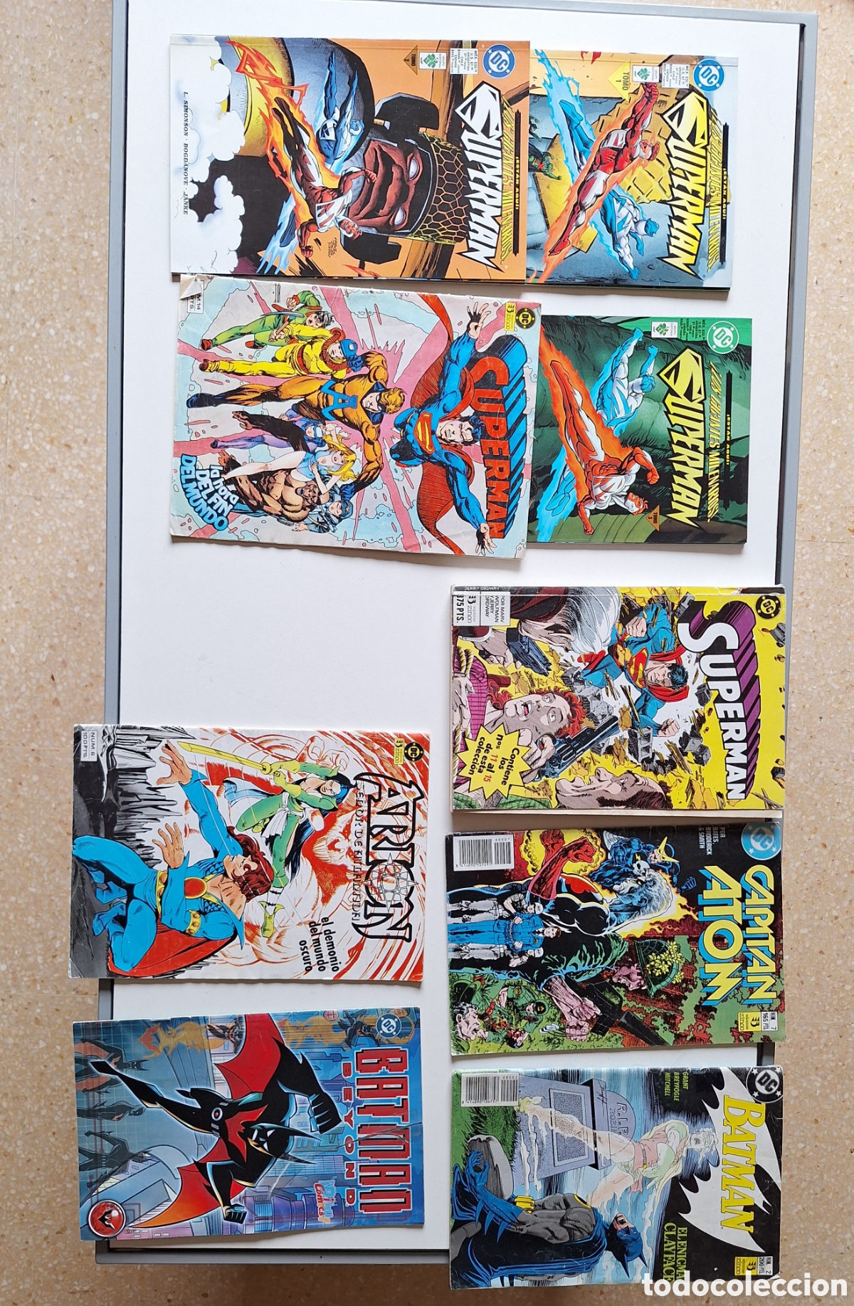 C&oacute;mics: Lote Superman, batman, atom y arion