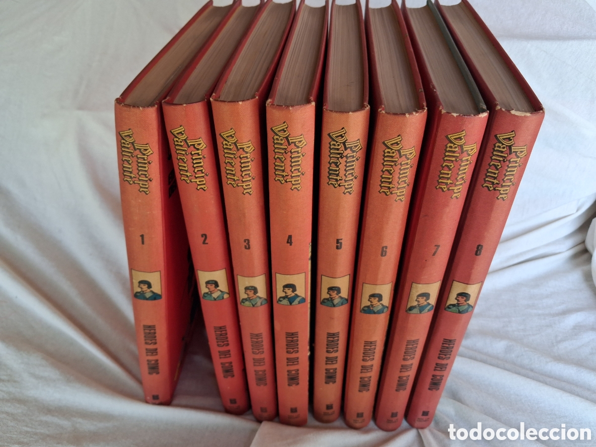 C&oacute;mics: PRINCIPE VALIENTE. BURU LAN BURULAN. 8 TOMOS. COMPLETA