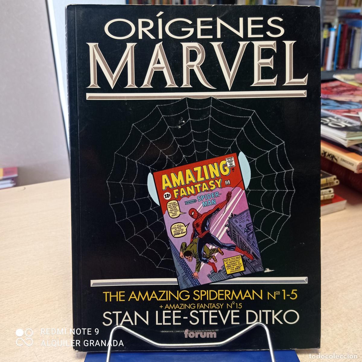 C&oacute;mics: Origenes Marvel numero 3 - THE AMAZING SPIDERMAN N&ordm; 1-5 - STAN LEE - STEVE DITKO - STAN LEE / STEVE