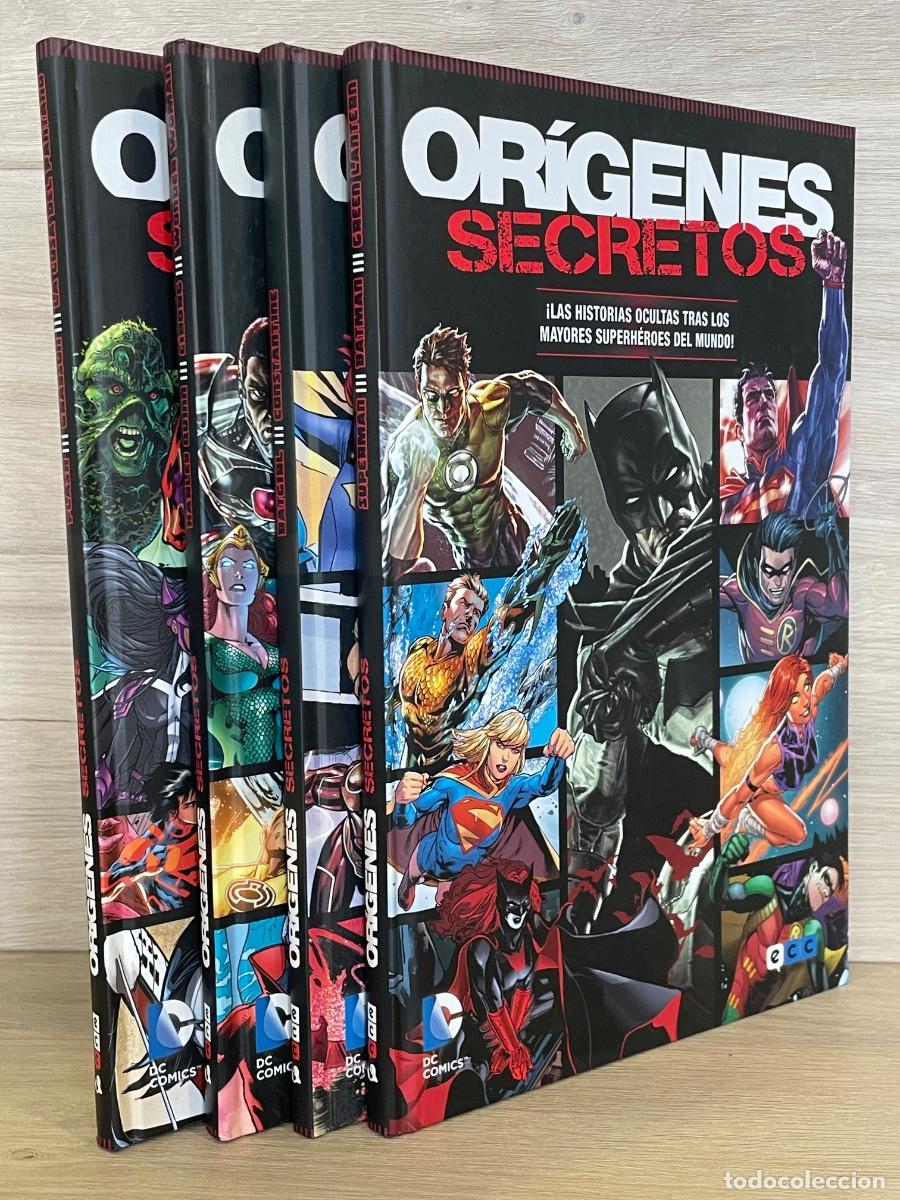 C&oacute;mics: Or&iacute;genes Secretos / Completa 4 Vol&uacute;menes / Batgirl /Constantine / Flash/Grayson/La Cosa del Pantano