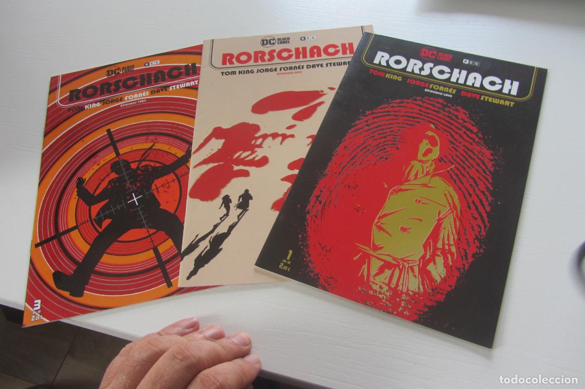 C&oacute;mics: RORSCHACH EPISODIO 1 2 3 TOM KING &middot; DC BLACK LABEL ECC BUEN ESTADO arx49