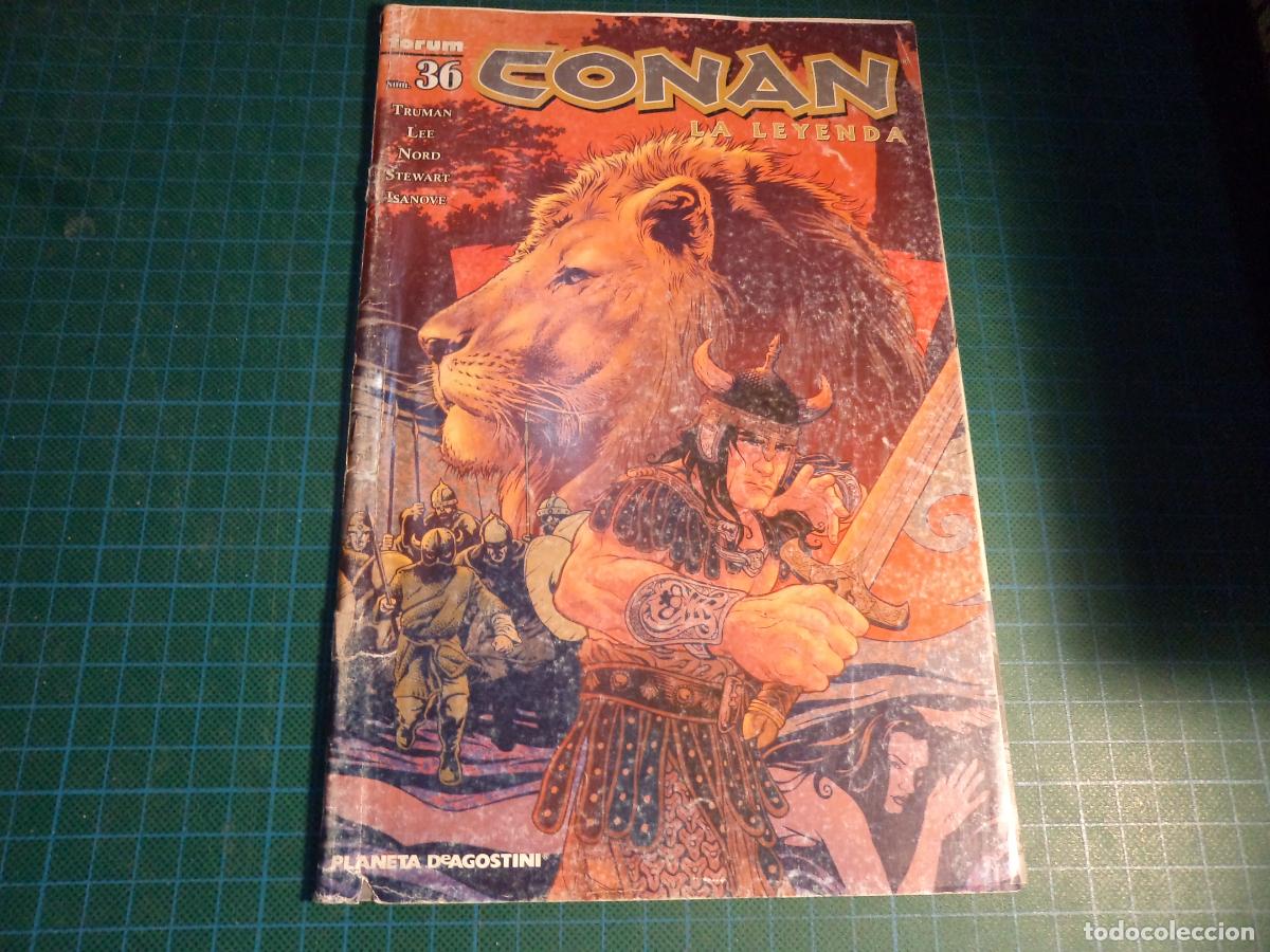C&oacute;mics: Conan la leyenda. N&ordm; 36. Con se&ntilde;ales de uso. (Ref. 6-B)