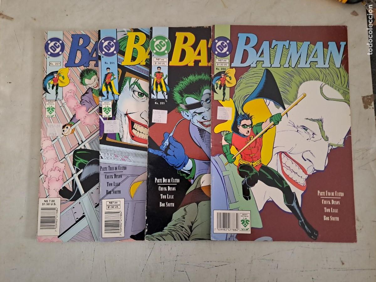 Comics : Batman 204, 205, 206 y 207 completa 4 n&uacute;meros, VID en muy buen estado Bolsa DA