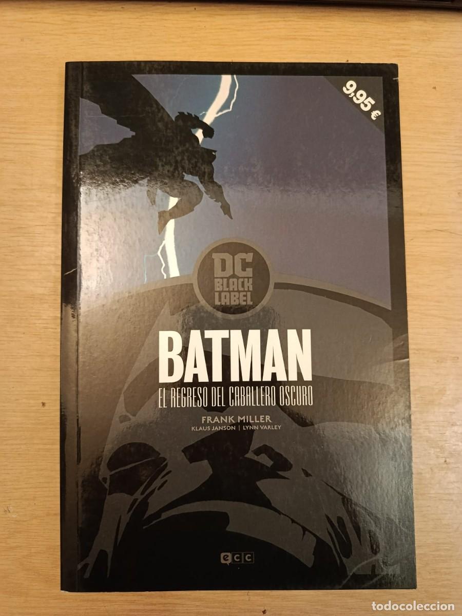 C&oacute;mics: BATMAN. EL REGRESO DEL CABALLERO NOCTURNO. BLACK LABEL. ECC C&oacute;mics. Frank Miller