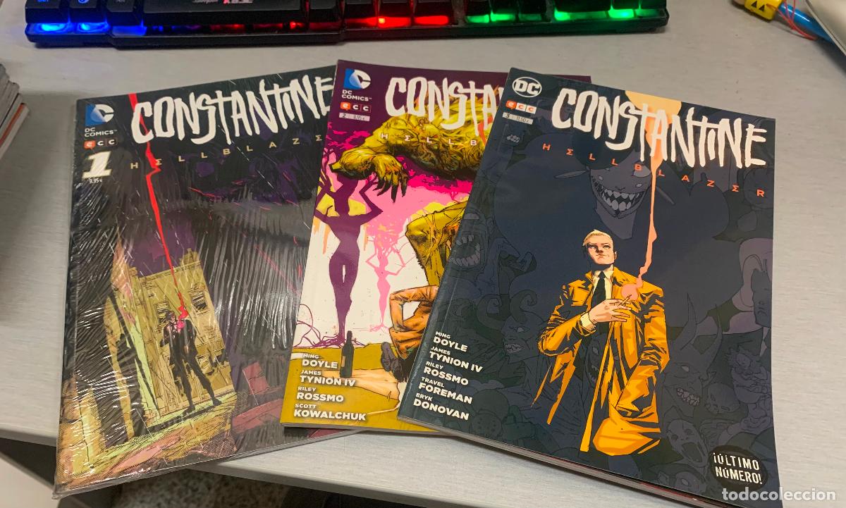 C&oacute;mics: CONSTANTINE: HELLBLAZER / COMPLETA EN 3 TOMOS / M. DOYLE, J. TYNION IV... / DC - ECC