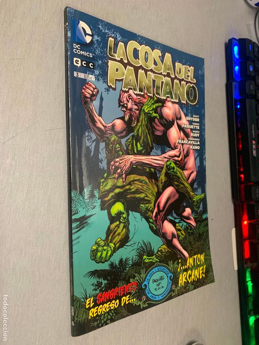 C&oacute;mics: LA COSA DEL PANTANO N&ordm; 3: EL SANGRIENTO REGRESO DE... &iexcl;ANTON ARCANE! / SNYDER, PAQUETTE / DC - ECC