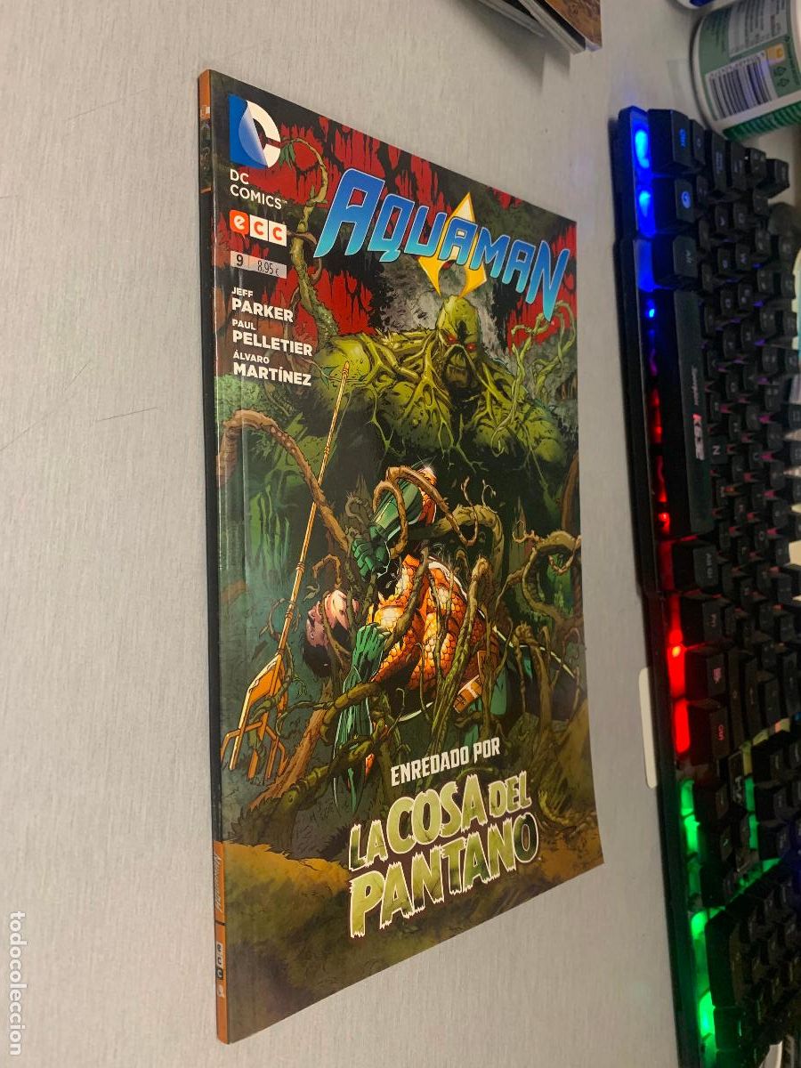 C&oacute;mics: AQUAMAN N&ordm; 9: ENREDADO POR LA COSA DEL PANTANO / PARKER, PELLETIER / DC - ECC
