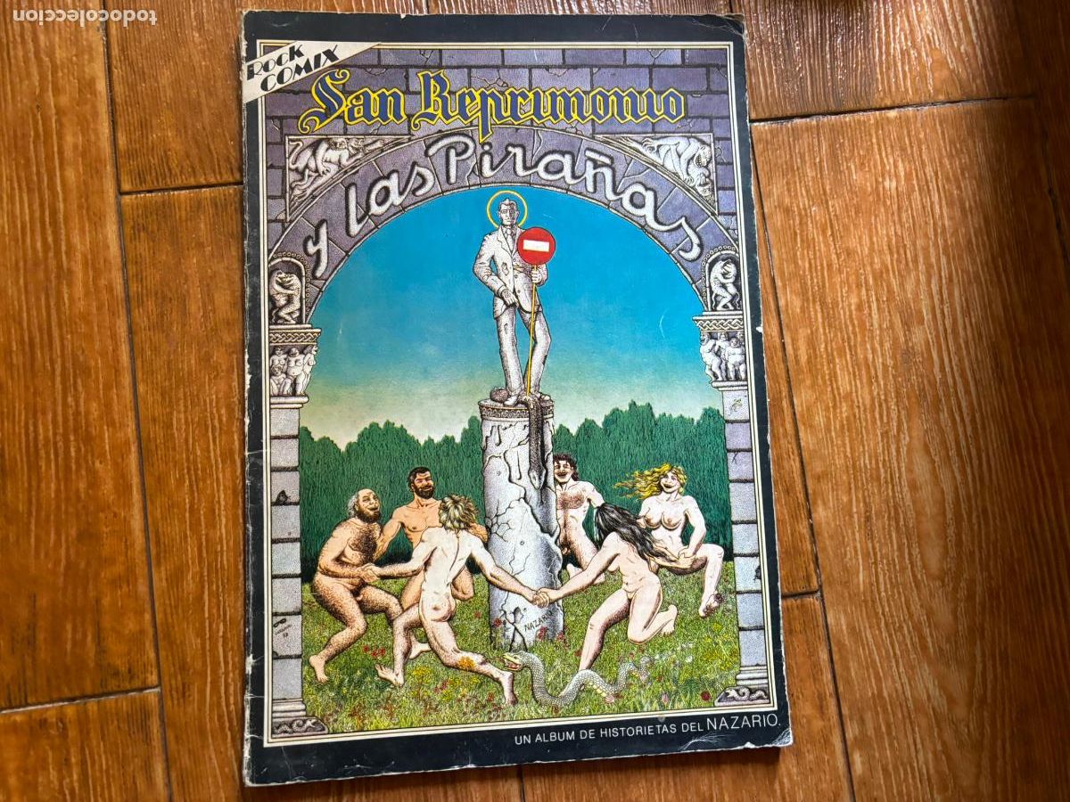 Comics: SAN REPRIMONIO Y LAS PIRA&Ntilde;AS, HISTORIETAS DE NAZARIO LUQUE. GASPAR FRAGA, ROCK COMIX, 1976.