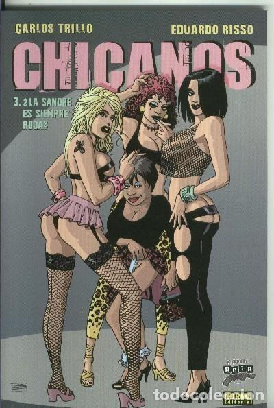 C&oacute;mics: Norma: Comic Noir numero 17: Chicanos numero 03: la sangre siempre es roja - Carlos Trillo y Eduardo