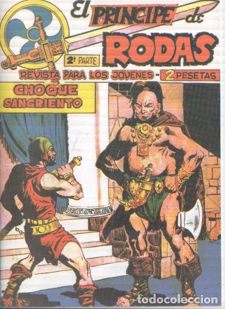 Comics : Fascsimil: El Principe de Rodas numero 26: Choque sangriento - Manuel Lopez Blanco y Esteban Maroto