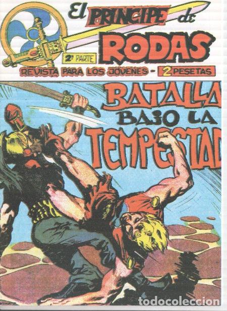 Fumetti: Fascsimil: El Principe de Rodas numero 50: Batalla bajo la tempestad - Manuel Lopez Blanco y Esteban