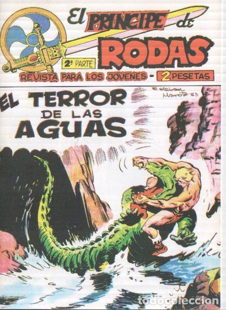 Fumetti: Fascsimil: El Principe de Rodas numero 55 El terror de las aguas - Manuel Lopez Blanco y Esteban Mar