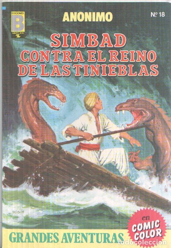 Fumetti: Grandes Aventuras en comic color numero 18: Simbad contra el reino de las tinieblas - Varios