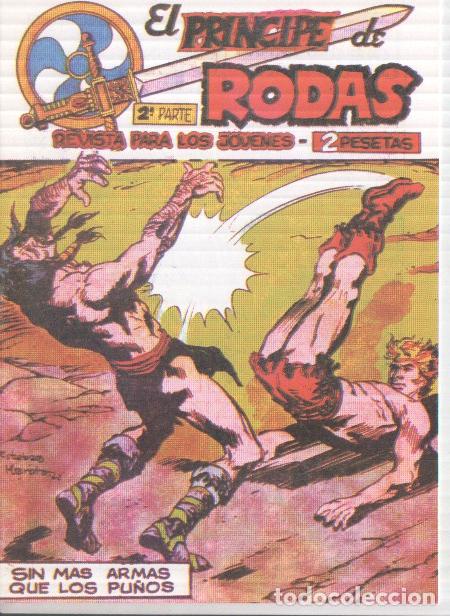 Comics: Fascsimil: El Principe de Rodas numero 38: Sin mas armas que los pu&ntilde;os - Manuel Lopez Blanco y Esteb