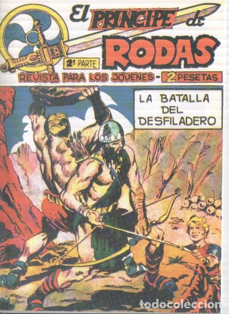 Comics: Fascsimil: El Principe de Rodas numero 24: La batalla del desfiladero - Manuel Lopez Blanco y Esteba