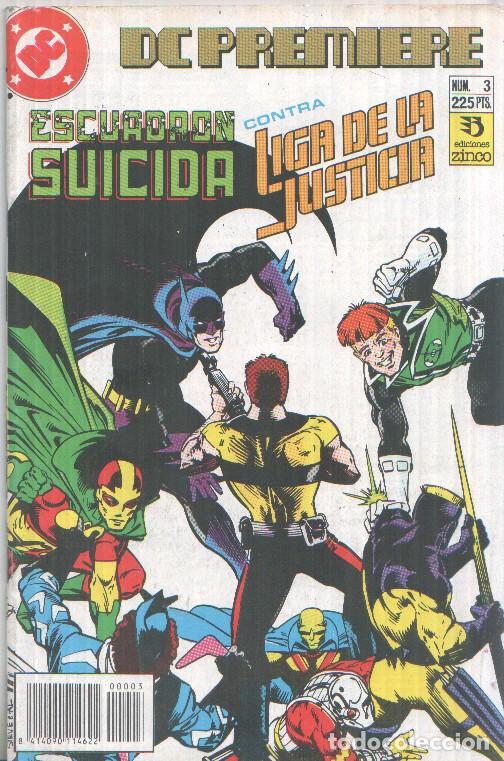 C&oacute;mics: Zinco: DC Premiere numero 03: Escuadron Suicida contra liga de la justicia (numerado 1 en trasera) -