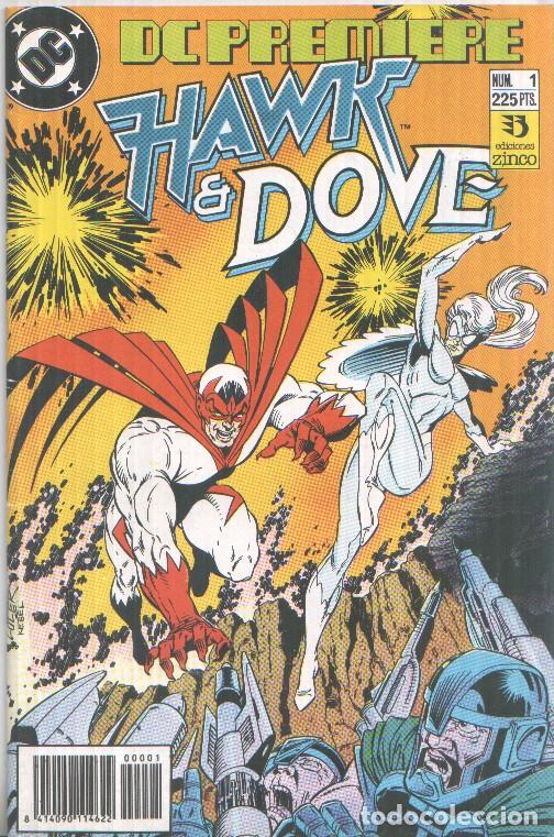 C&oacute;mics: Zinco: DC Premiere numero 01: Hawk & Dove: Halcon y Paloma (numerado 2 en trasera) - Varios