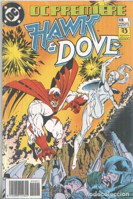 C&oacute;mics: Zinco: DC Premiere numero 01: Hawk & Dove: Halcon y Paloma (numerado 1 en trasera) - Varios