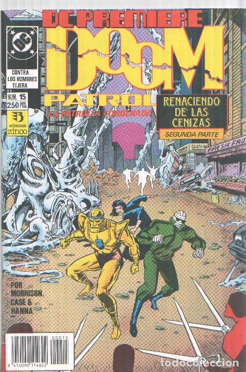 C&oacute;mics: Zinco: DC Premiere numero 15; Doom Patrol (La patrulla condenada) - Varios