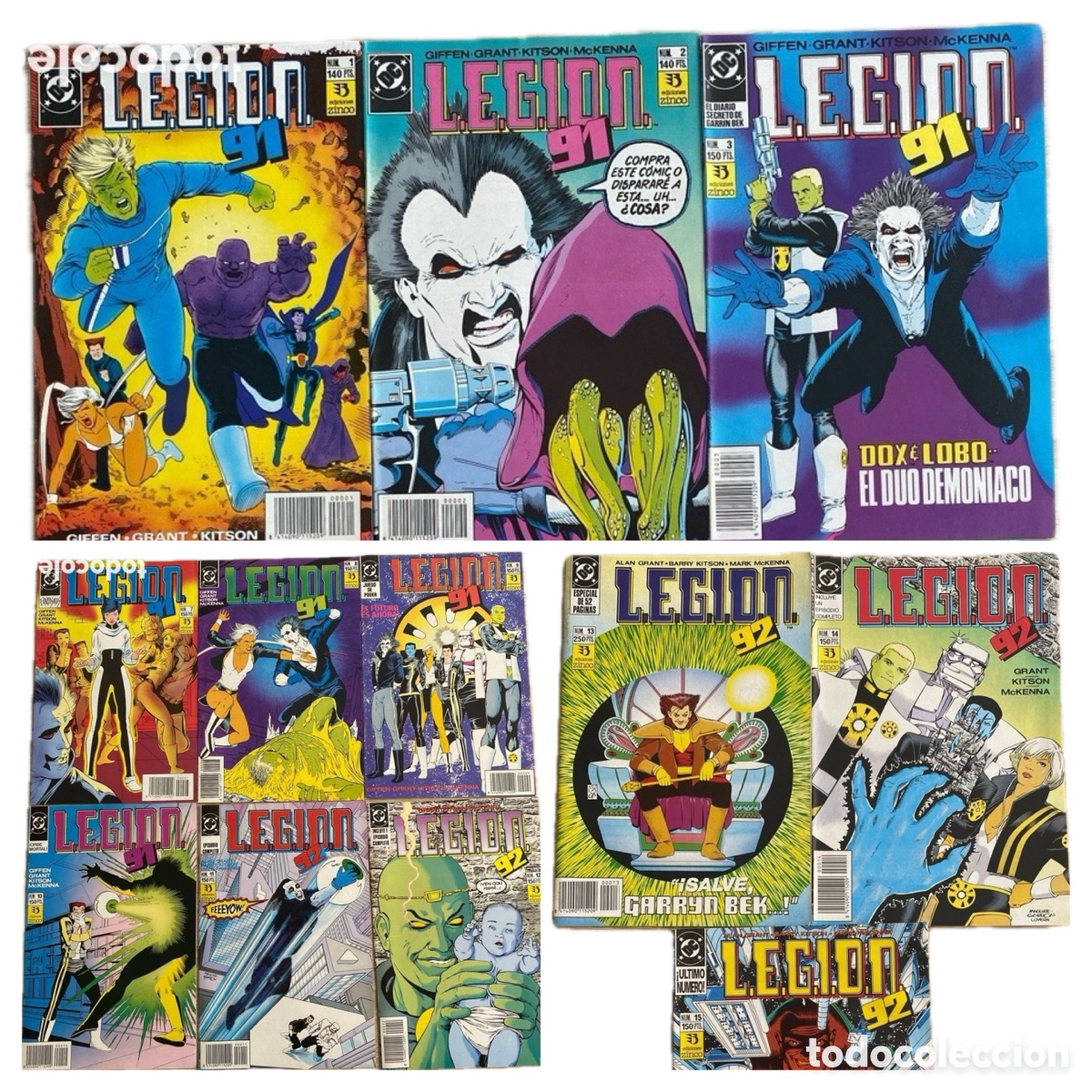 C&oacute;mics: L.E.G.I.O.N. 91 / L.E.G.I.O.N. 92 completa &ndash; Keith Giffen &ndash; DC Zinco