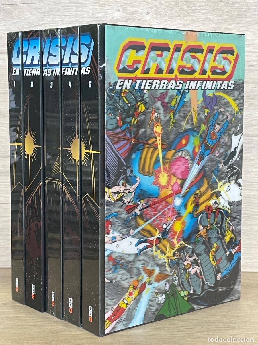 Comics : Crisis en tierras infinitas XP / Completo 5 Vol&uacute;menes / Marv Wolfman, Len Wein, Steve Englehart