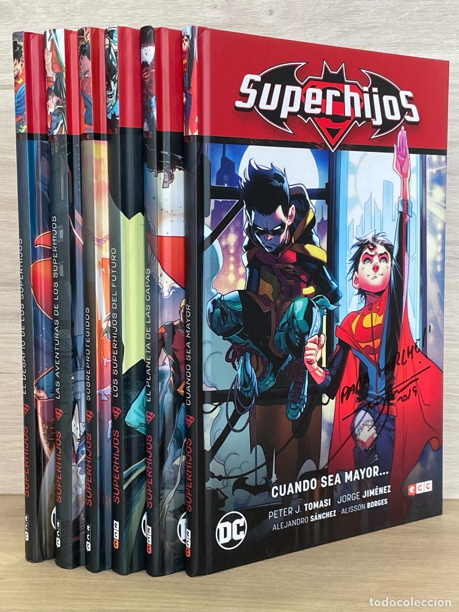 C&oacute;mics: Superhijos / Completo 6 Vol&uacute;menes / Segunda Edic&oacute;n / Ejemplar Firmado por Jorge Jim&eacute;nez