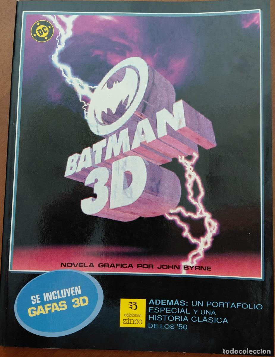 C&oacute;mics: BATMAN - 3D CON GAFAS Y RECORTABLE de JOHN BYRNE 1 TOMO (EDICIONES ZINCO - 1991) 28X21