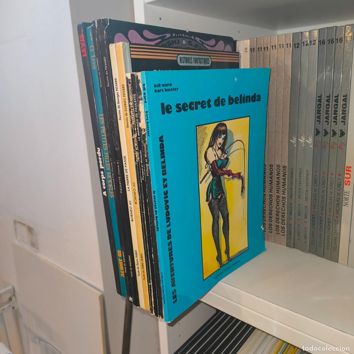 C&oacute;mics: Lote 10 C&oacute;mics Er&oacute;ticos Franceses Vintage &ndash; Wolinski, Pichard, Levis y m&aacute;s